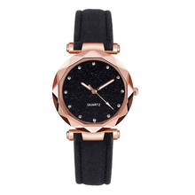 Новые модные кожаные часы для женщин, женские повседневные часы, кварцевые наручные часы, женские подарки, белые часы Relogio Feminino 2024 - купить недорого