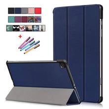 Case For Funda Samsung Galaxy Tab S6 Lite Case P610 P615 Tri-Fold Leather Stand Tablet Cover For Galaxy Tab S6 Lite Case + Gift 2024 - buy cheap