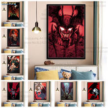 Devilman crybaby poster japão anime quente parede arte imagem retro posters impressões pintura da lona para decoração de casa 2024 - compre barato