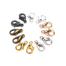 20pcs/lot 10/12/14/16mm Lobster Clasps Stainless Steel Jewelry Finding Clasp Hooks For Diy Necklace & Bracelet Chain Making 2024 - buy cheap