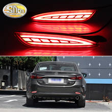 SNCN 2PCS Multi-function LED Reflector Lamp Rear Fog Lamp Rear Bumper Light Brake Light For Mazda 6 Atenza Mazda6 2019 2020 2024 - buy cheap
