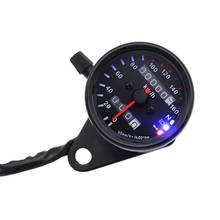 Durable Motorcycle Speedometer Delicate Design Retro 12V Motorcycle Speedometer Odometer with Neutral Gear Headlight Indicator 2024 - buy cheap