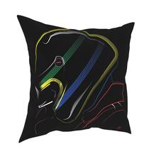 Ayrton Senna Helmet Pillowcover Home Decorative Cushions Throw Pillow for Car Polyester Double-sided Printing Creative 2024 - buy cheap