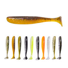 10 pçs/lote Conjunto Jig Swimbait Jerk Isca De Pesca Iscas Soft Iscas De Pesca Wobblers Isca Macia Para A Pesca do Sável Isca de Silicone Nadar 2024 - compre barato