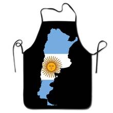 Apron with Extra-Long Ties,Men and Women Kitchen Apron for Cooking, Baking, Crafting, Gardening, BBQ,Flag of Argentina Map - 2024 - buy cheap