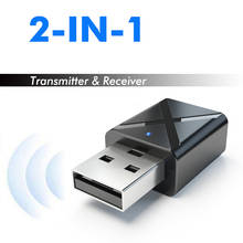 Mini receptor transmisor 3,5mm AUX estéreo inalámbrico, adaptador compatible con Bluetooth 5,0 para transmisor de Audio de coche para TV 2024 - compra barato