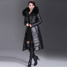 2020 Winter Duck Down Jacket Women Long Slim Coat Female Womens Down Jackets With Real Fur Collar Plus Size 5XL WYQ800 2024 - buy cheap