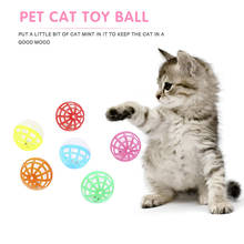 Hollow Bell Toys Training Scratch Rattle Ball Plastic Interactive Pet Cat Kitten Set Interactive Pet Playing Funny Molar  2024 - buy cheap