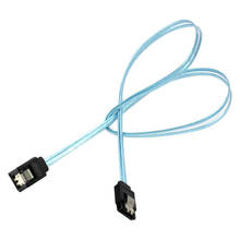Компьютерные кабели и разъемы SATA 3,0 III SATA3 6 ГБ/сек. SSD жесткий диск данных двойной прямой угол кабель 60 см 2024 - купить недорого