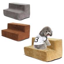 Pet Stairs Cat Dog Stair Steps 2-Story Stairs Deer Velvet Holster Dog Stairs Anti-slip Removable Dogs Bed Stairs Pet Supplies 2024 - buy cheap