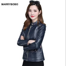 6XL Autumn Winter Women Cardigan Coats 2019 Casual Long Sleeve Zipper PU Leather Jacket Fashion Slim Female Coat Tops Plus Size 2024 - buy cheap