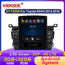 9.7" Tesla screen  2G+32G 4G Car Radio Multimedia Video WiFi Navigation GPS For Toyota RAV4 2012 2013 2014-2018 2 Din no DVD 2024 - buy cheap