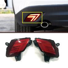 Refletores de pára-choques traseiros led luzes de condução luz para mazda cx5 CX-5 2012-2016 luzes de travagem luz de gerencio dois função 2024 - compre barato