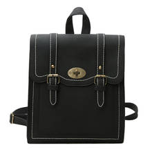 Women Fashion Leather Backpacks Pu Cool Urban Preppy Stle School Bag Backpack For Teenage Girls Vintage Feminina Shoulder Bags 2024 - buy cheap