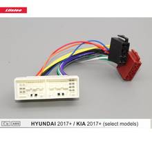 Adaptador de arnés DIN ISO para KIA Cadenza/K7/Ceed/Forte 2017-2020, Radio de fábrica de coche, 81 Pines, Cable macho, enchufes de CU-ABS 2024 - compra barato