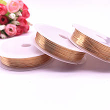 Wholesale Color Protection Copper Wire 0.3/0.4/0.5/0.6/0.8/1.0mm Copper Color for Jewelry Metal Wire Coil Handiwork 2024 - buy cheap