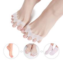 Gel de silicona para el cuidado de los pies, separador de juanetes, corrector, Alisador, esparcidor, corrector de Hallux Valgus, Gel de sílice 2024 - compra barato