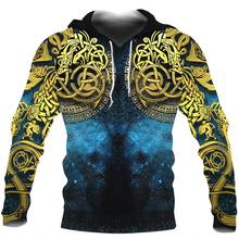 2021 Viking Celtic Knot Tattoo All Over Design 3D Printed Hoodie Harajuku Streetwear Pullover Unisex Casual Fashion Hoodies 2024 - buy cheap