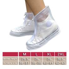 Waterproof Shoe Covers Unisex Reusable Shoecover Non-slip Zipper Rain Cover Case 2024 - buy cheap