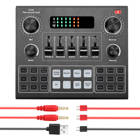 V9 Audio USB Headset Microphone Webcast Live Sound Card 12 Electric Sounds Broadcast for Phone/Computer DSP Audio Chip 2026 - buy cheap