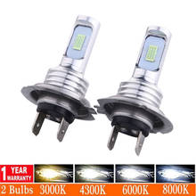 Lâmpadas de farol de carro, 2 peças, conjunto de lâmpadas para farol de neblina h4, h1, h11, h3, 9005, 9006, 24v, 12v, 6000k, csp, 80w, lm/set 2024 - compre barato