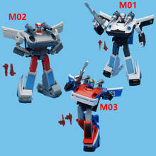 Transformation Iron Trans M01 M02 M03 Police Wagon Thunderbolt Smog With Special Code Action Figure Toys 2024 - buy cheap