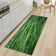 Modern 3D Printed Green Grass Floor Mats Doormat Hallway Carpets Living Room Balcony Bath Anti-Slip Area Bathroom Kitchen Mat 2024 - buy cheap