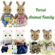 Children's Simulation 1:12 Rabbit Koala Doll 10/14/18pcs Forest Family Doll Set 1/12 Miniature Pretend Doll Toys For Girls 2024 - buy cheap