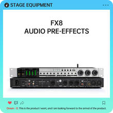 FX8 Plug профессиональный сценический аудио караоке предварительные эффекты KTV цифровой аудио эхо эффект процессор DSP аудио процессор 2024 - купить недорого