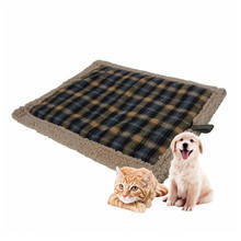 Домашнее животное собака кошка зимний теплый коврик с электрическим подогревом кошка кровать самонагревающееся одеяло против царапин собака нагревательный коврик спальная кровать 2024 - купить недорого
