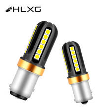 HLXG Non-Polar 3030 led Car Turn Signal Light Reserve Lamp Auto Brake Light 1156 BA15S P21W LED BAU15S PY21W 1157 P21-5W BAY15D 2024 - buy cheap