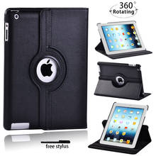 Leather Stand Cover 360 Rotating Case for Apple Ipad 2/3/4 9.7 Inch Tablet Protective Shell for Apple IPad Case 2024 - buy cheap