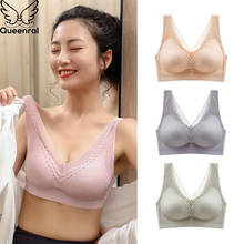 Underwear Seamless Bra Cooling Gathers Shock-proof Pad bralette Push Up Bra Beauty Back Soft Intimate Vest-style Thai Latex 6.0 2024 - buy cheap