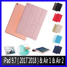 For iPad 9.7 Case Air 1/ Air2 Transparent Soft Cover for iPad 6th 2017`2018 (A1822 A1823 A1893 A1954 A1566 A1567 A1474 A1475) 2024 - buy cheap