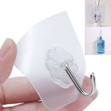 2PCS 2019 Hot Sale Wall Hooks Strong 6*6cm Transparent Suction Cup Sucker Wall Hooks Hanger  Hook For Kitchen Bathroom 2024 - buy cheap