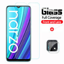 2 in 1 Glass On For Oppo Realme Narzo 30A Glas Screen Protector for Real me narzo30a Protective Tempered Class Camera Lens Film 2024 - buy cheap