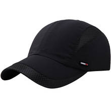 Boné de beisebol masculino, chapéu protetor solar esportivo para homens, corrida, viseira, respirável, malha de secagem rápida, gorros chapéu 2024 - compre barato