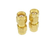 10pcs Adapter converter RP-SMA male Jack to SMA male Plug straight COAXIAL Connector 2024 - buy cheap