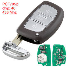 433MHz Keyless Smart Remote Car Key Fob Auto Car Key Replacement PCF7952 ID46 Chip for Hyundai Elantra 2015 2015 I30 2017 2024 - buy cheap
