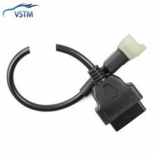 2021 Newest OBD2 Connector for Motorcycle Motobike For Ka*wa*sa*ki 6pin  OBD Adapter OBD2 Extension cable 2024 - buy cheap