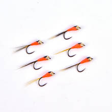6PCS Hook Tungsten Perdigon Nymph Small Beadheads Fly Rainbow Brown Trout Grayling  Trout Fishing Quick Sink Fly 2024 - buy cheap