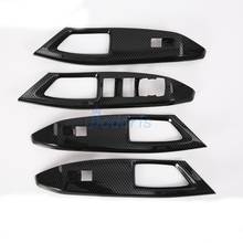 For Ford Focus 2019 2020 ST-Line Carbon Fiber Look Interior Door Armrest Panel Window Switch Lift Buttons Cover Trim Sticker 2024 - buy cheap