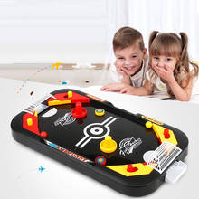 Herramienta de juego de Hockey sobre hielo 2 en 1, juego de ocio, Mini Mesa de Hockey de aire, juguetes educativos para niños, mesa de batalla de Puck 2024 - compra barato