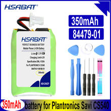 Hsabat bateria para plantronics savi cs540, cs540a, savi, cs540, cs540a, savi cs540, cs540a, kit de fones de ouvido 84479-01 86180 mah 2024 - compre barato