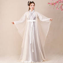 Vestido hanfu de verão, vestido de princesa da dinasmo han antigo, roupa feminina chinesa de dança folclórica, roupa de festival, tamanho grande sl4150, 2020 2024 - compre barato