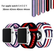 Nylon Strap Sport Loop for Apple Watch band 44/42/40/38mm Breathable wrist band bracelet for iwatch series 5 4 3 2 1 Accessories 2024 - buy cheap