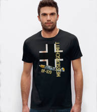 WWII-Camiseta de combate, Luftwaffe, Messerschmitt, BF-109 Camiseta de manga corta para hombre, Camisa de algodón con cuello redondo, de verano, nueva S-3XL 2024 - compra barato