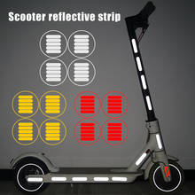 Adesivo refletivo para scooter elétrica, adesivo com faixa de luz reflexiva para scooter elétrica de motocicleta para xiaomi m365/outros acessórios para scooter elétrica 2024 - compre barato