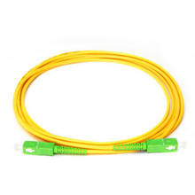 Cable de fibra optica SC APC a SC APC Simplex 3,0mm PVC, parche de fibra de modo único, puente de 1M, 2M, 3M, 20 Uds. 2024 - compra barato