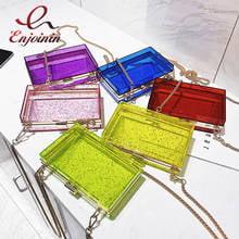 Fashion Sequin Box Women Acrylic Clear Purses and Handbags Party Clutch Bag Evening Bag Ladies Shoulder Chain Bag 2020 New Bolsa 2024 - buy cheap